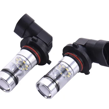 

2pc H10 100W 6000K Super White Fog Light 2323 LED Driving Bulb DRL Daytime Running Light Car Accessories