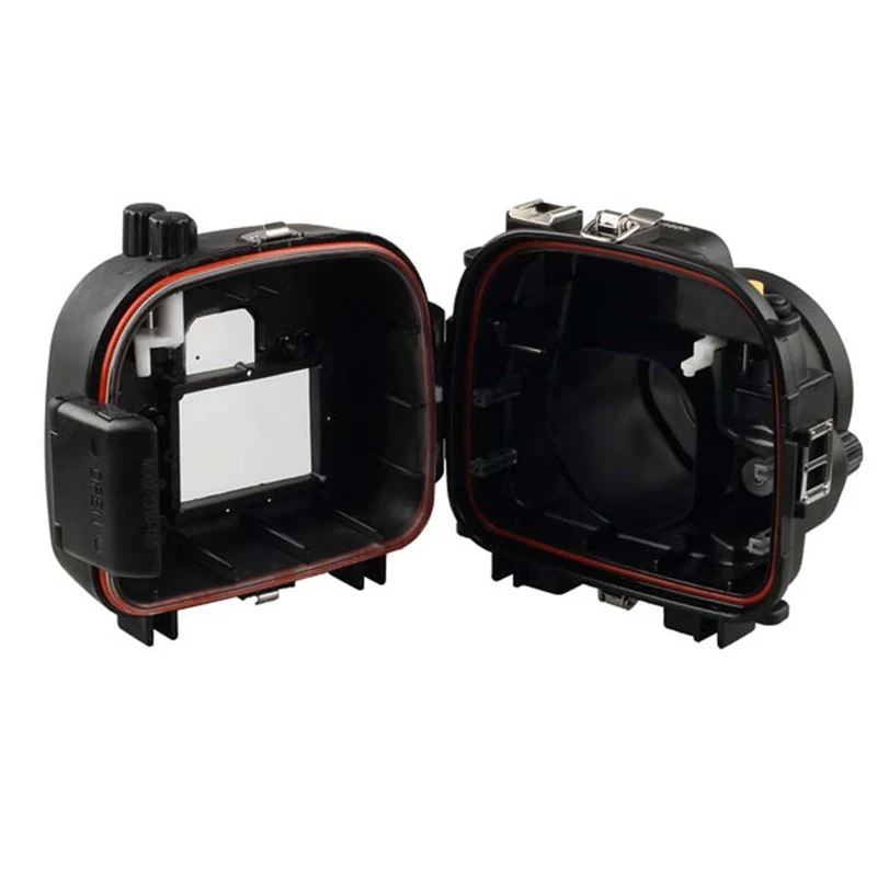  Meikon 40M/130FT Underwater Waterproof camera Housing Case for Canon EOS 650D 700D w/ Diving handle