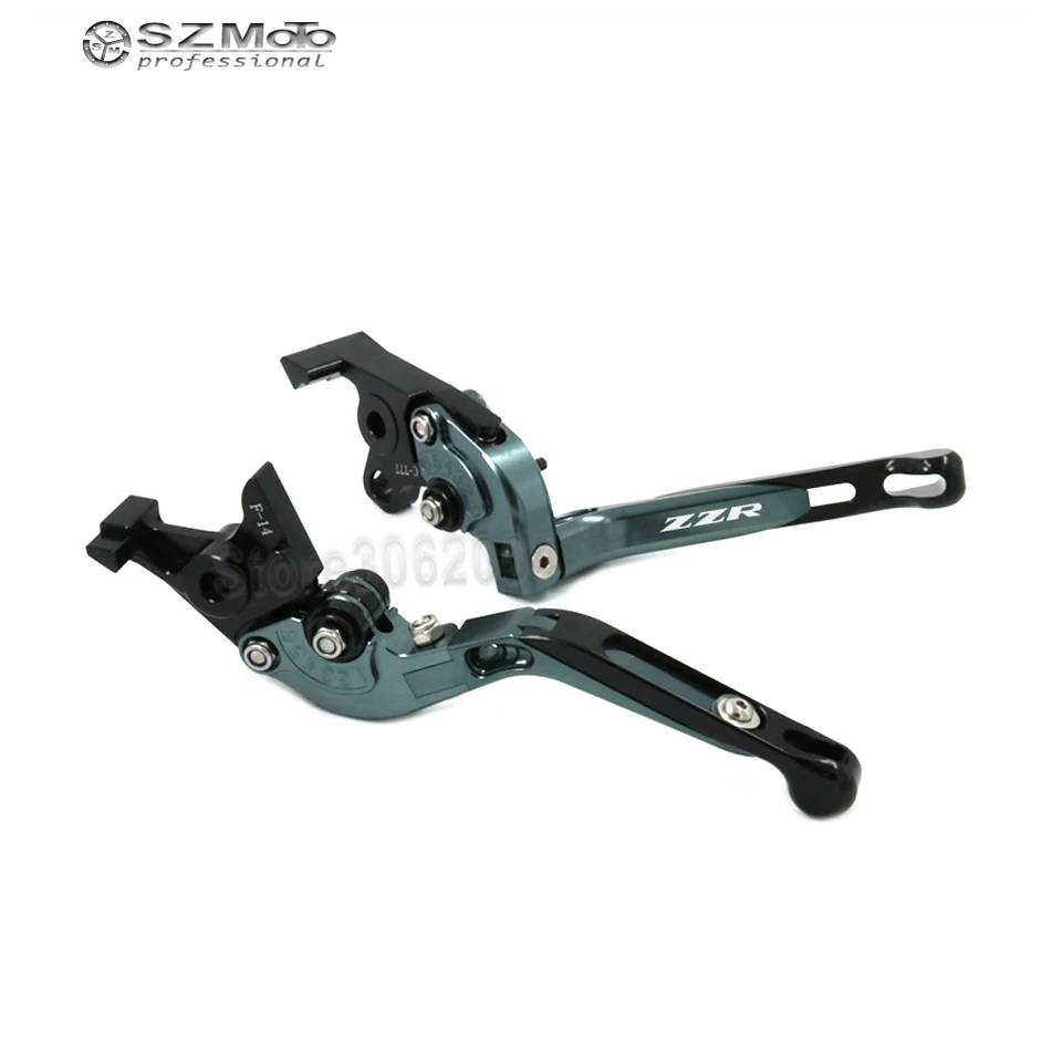 For KAWASAKI ZZR1200 ZZR 1200 2002-2005 2004 Motorcycle Folding Extendable Adjustable Brakes Clutch Levers With Logo | Автомобили и