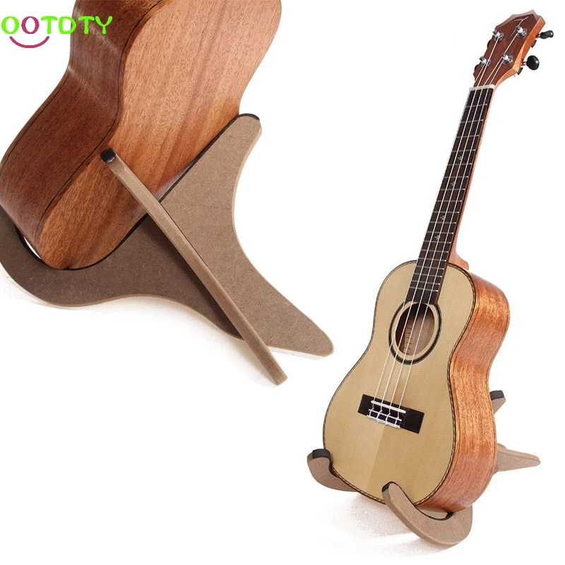 Guitar Part Accessories Wooden Foldable Convenience Stand Suitable for Ukulele Mandolin Violin Banjo cooperstand pro g collapsible guitar bass banjo and mandolin stand with neoprene padding