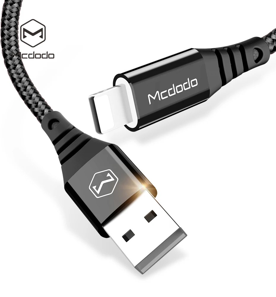 Mcdodo For iPhone USB Cable For iPhone X 7 Plus Auto Disconnect Fast Charging Data Cable For iPhone X 8 6s LED USB Cable Cord (17)