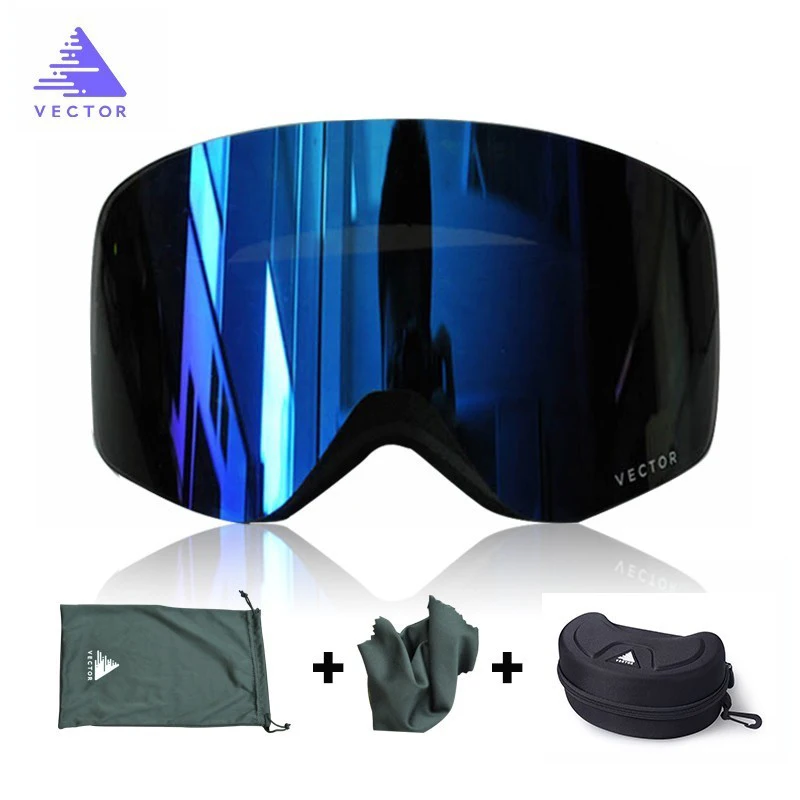 OTG Ski Snowboard Goggles Women Men Skiing Eyewear Mask UV 400 Snow Protection Over Glasses Adult Double Anti-Fog Cylindrical OTG Ski Snowboard Goggles Women Men Skiing Eyewear Mask UV 400 Snow Protection Over Glasses Adult Double Anti-Fog Cylindrical