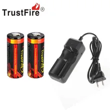 2 шт TrustFire 26650 5000 mAh 3,7 V литий-ионная аккумуляторная батарея+ проводное Универсальное зарядное устройство