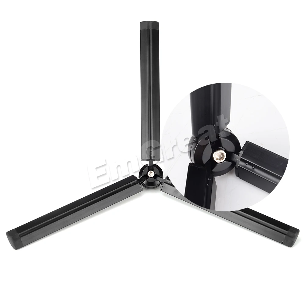 Pergear Aluminum Mini Table Tripod Leg for Zhiyun Smooth Q Crane Tripod Head Selfie Stick Extendable Monopod Smartphones Cameras