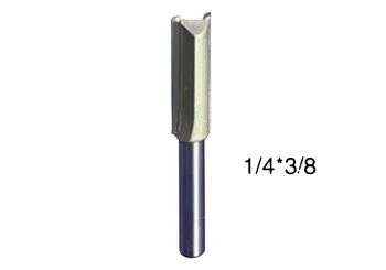 

New Arrival 1Pc Double Flute Straight Cutting CNC Router Bit Flush Trim bit Mill Cutter Slot Carving Tool
