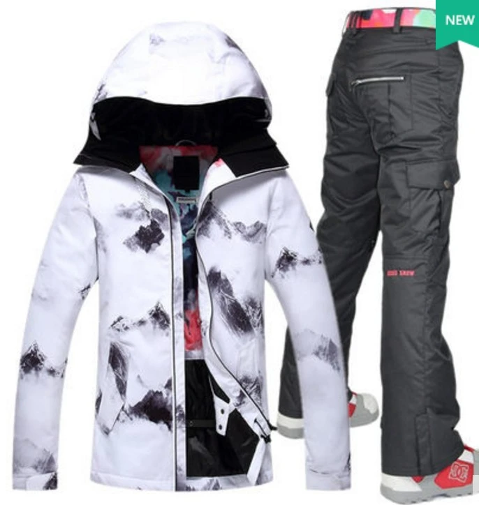 black ski suit womens