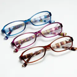 LongKeeper прямоугольник очки для чтения женщин бренд для мужчин в полоску ноги Eyewears читателей дальнозоркостью 1,0 1,5 2,0 2,5 3,0 3,5 4,0 диоптрий