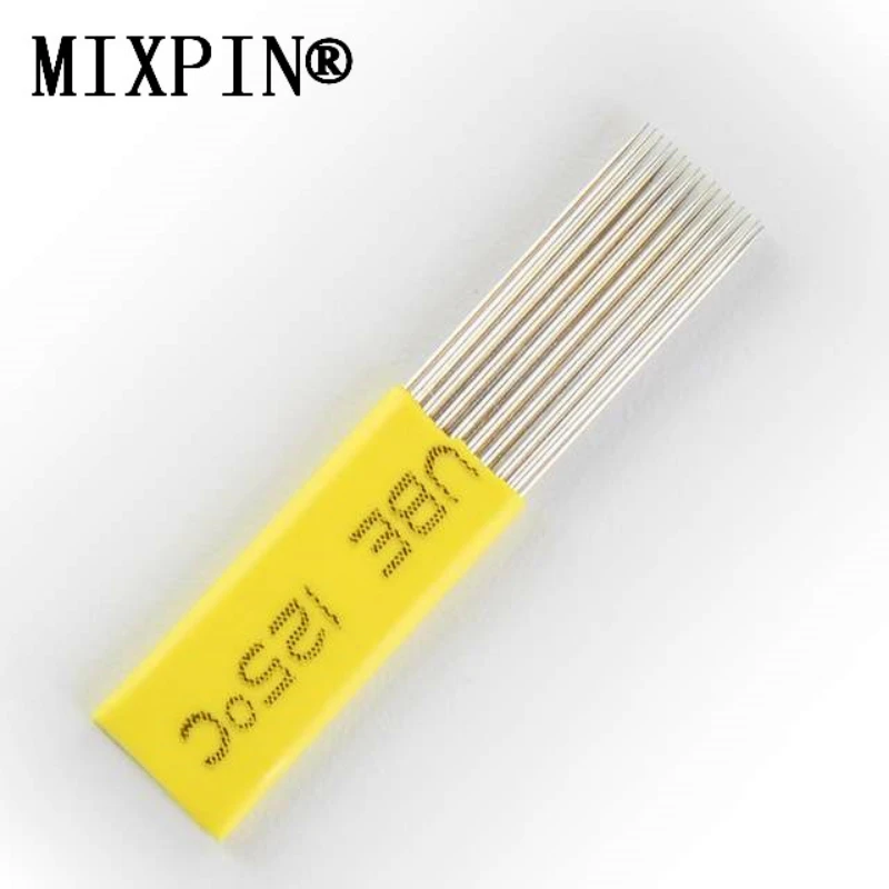

50 pcs Flat 17 M1 Pins Microblading Shading Blades Tattoo Needles 17 Pin DOUBLE ROW Microblading Needles Fog Brow Needle