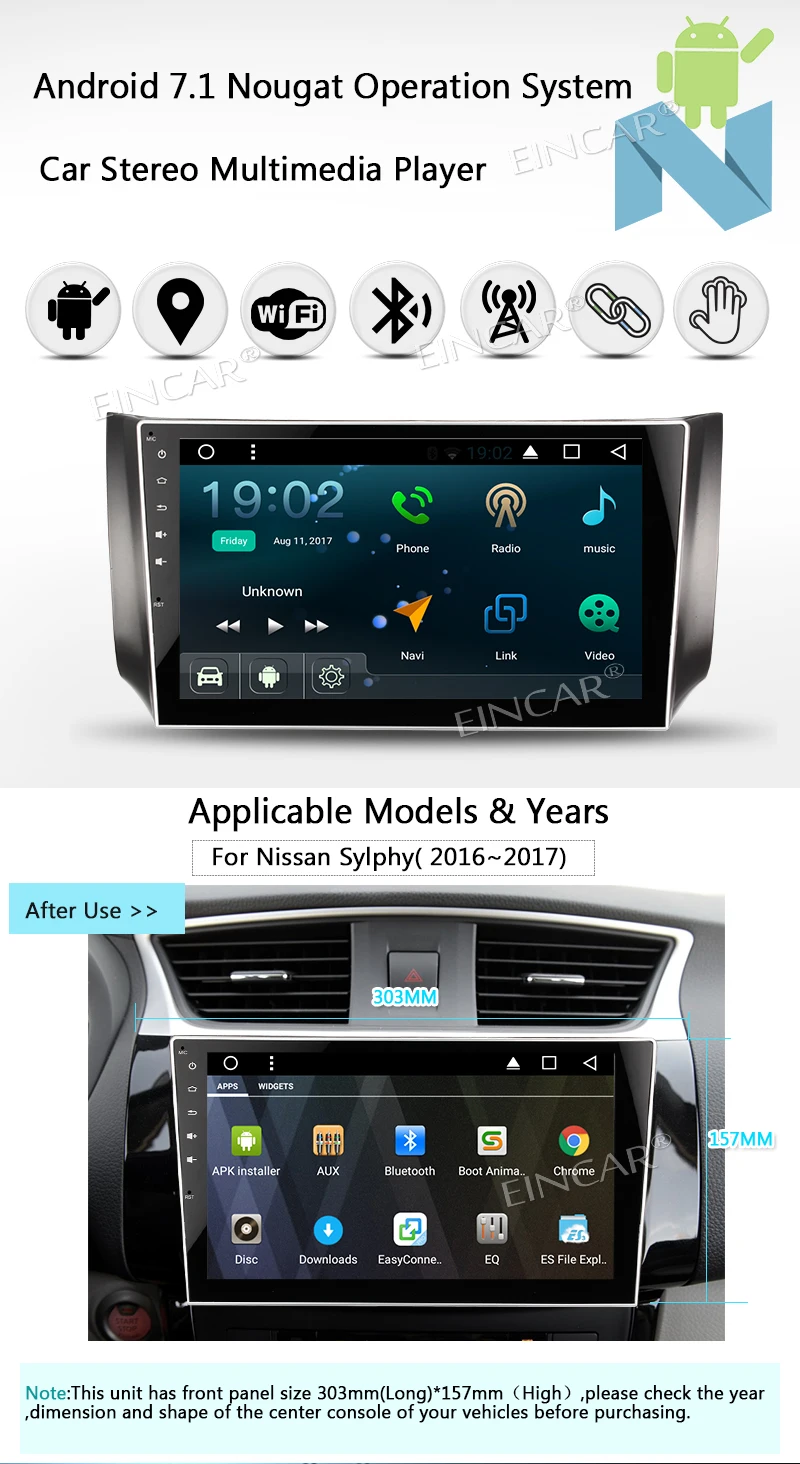 Flash Deal Eincar Android 7.1 Autoradio GPS Radio Stereo Headunit for Nissan Car Navigation 10.1 Inch Bluetooth USB SD WIFI 1080P Video 2 Flash Deal Eincar Android 7.1 Autoradio GPS Radio Stereo Headunit for Nissan Car Navigation 10.1 Inch Bluetooth USB SD WIFI 1080P Video 2