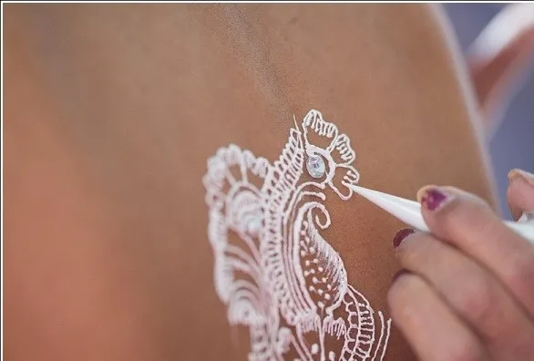 3 шт./лот для женщин Макияж Сексуальная черная хна тату паста конусы, индийский Водонепроницаемый татуировки хной Менди крем для тела трафарет под краску