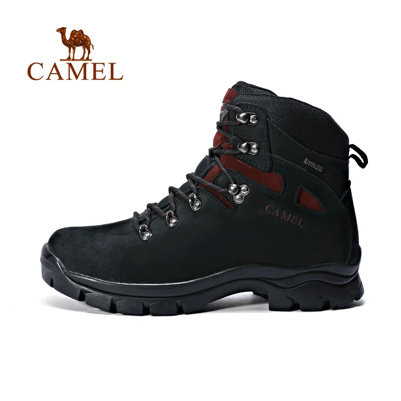  Camel Outdoor Professional Men's Hiking Shoes Genuine Leather Waterproof High-help Mountaineering Boots  
