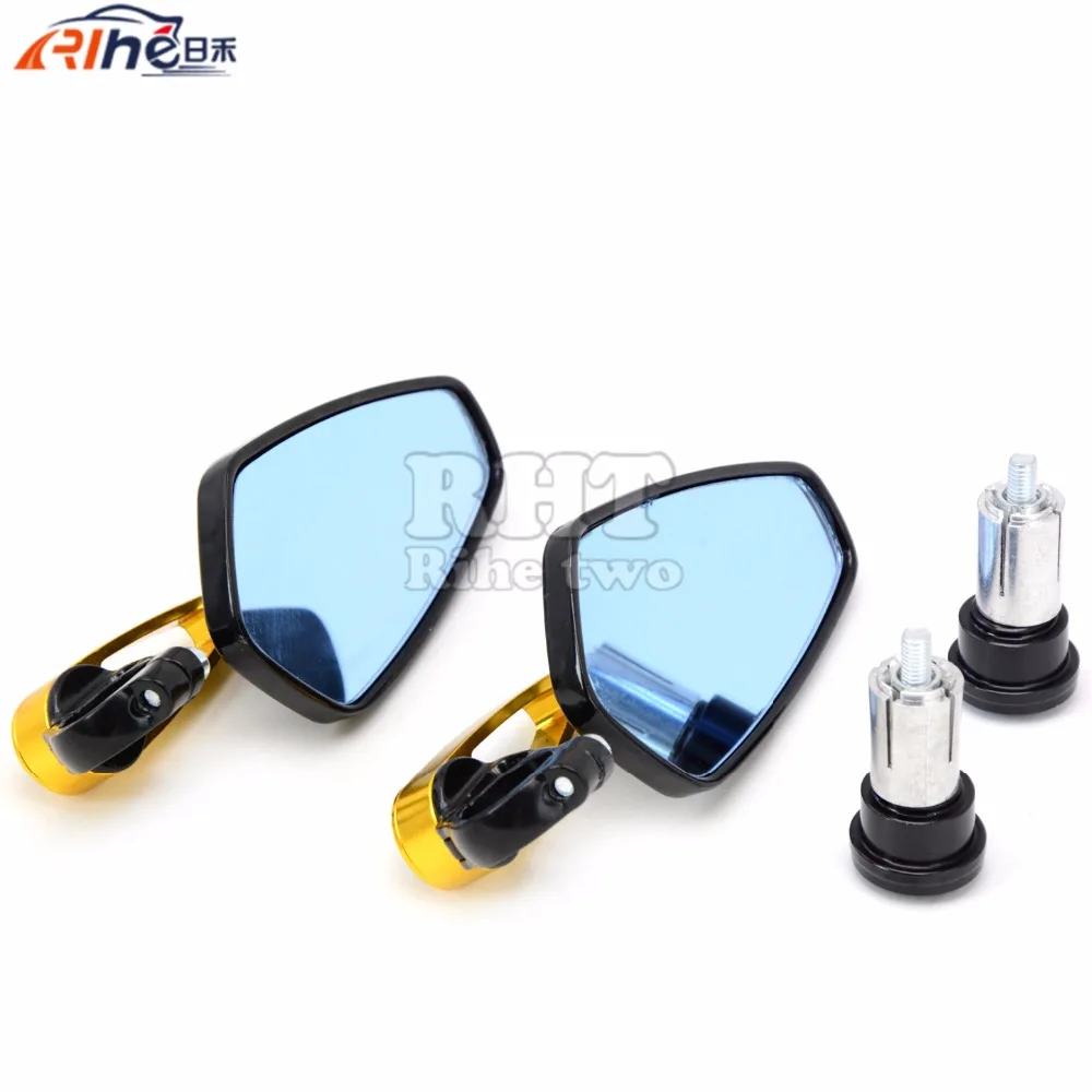 

Universal 7/8"" 22mm handle bar motorcycle bar end mirror Motorcycle Mirror for Kawasaki ninja zx6r zx9r zx12r z800 z1000 z750