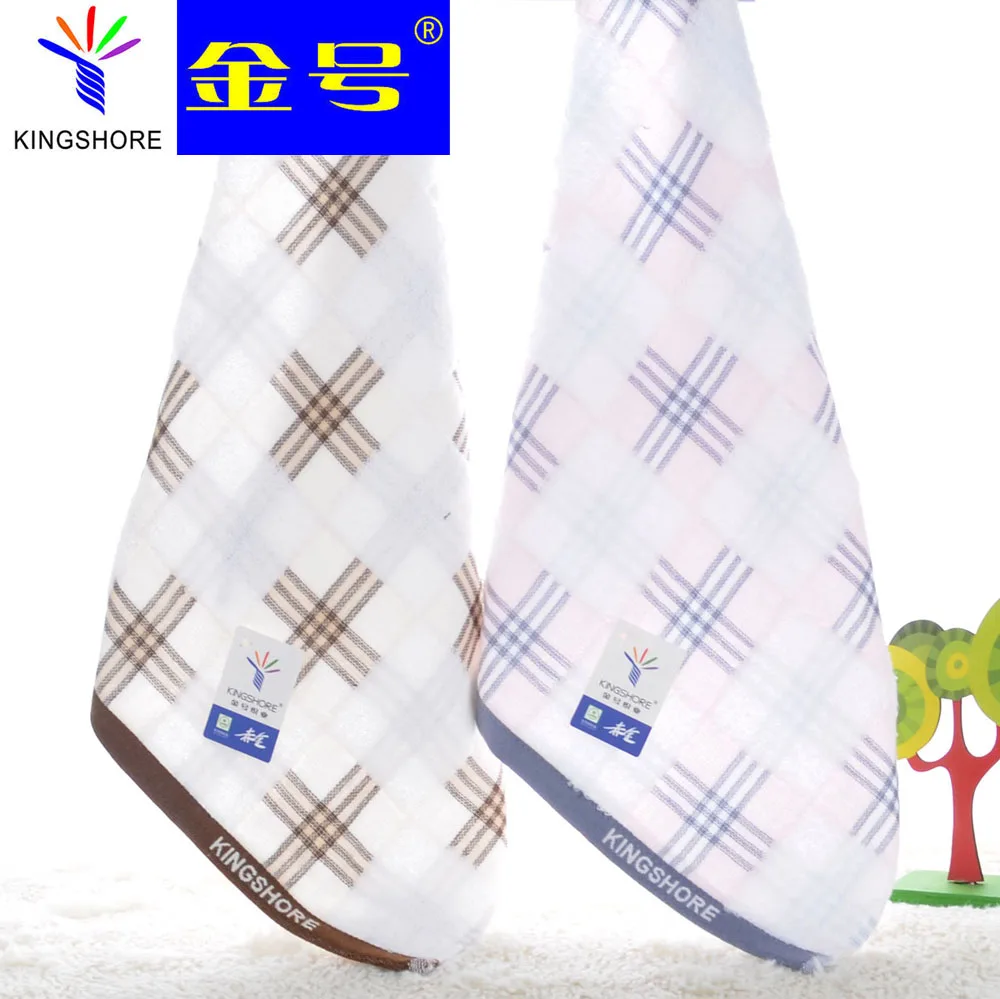 

100% pure cotton towel gauze and twistless square towel Handkerchief very soft good water absorption portable for travel