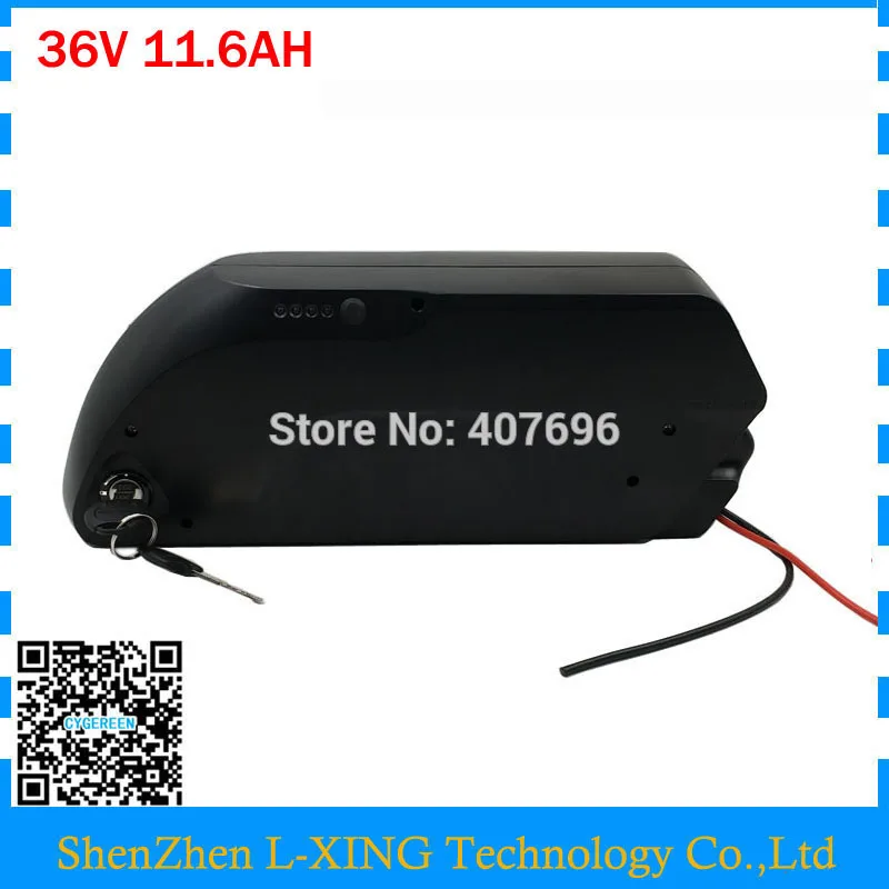 

NCR18650PF 2900mah cell 36V 11.6Ah down tube battery port for 36V 11AH 250W 350W 500W Electric Bike battery