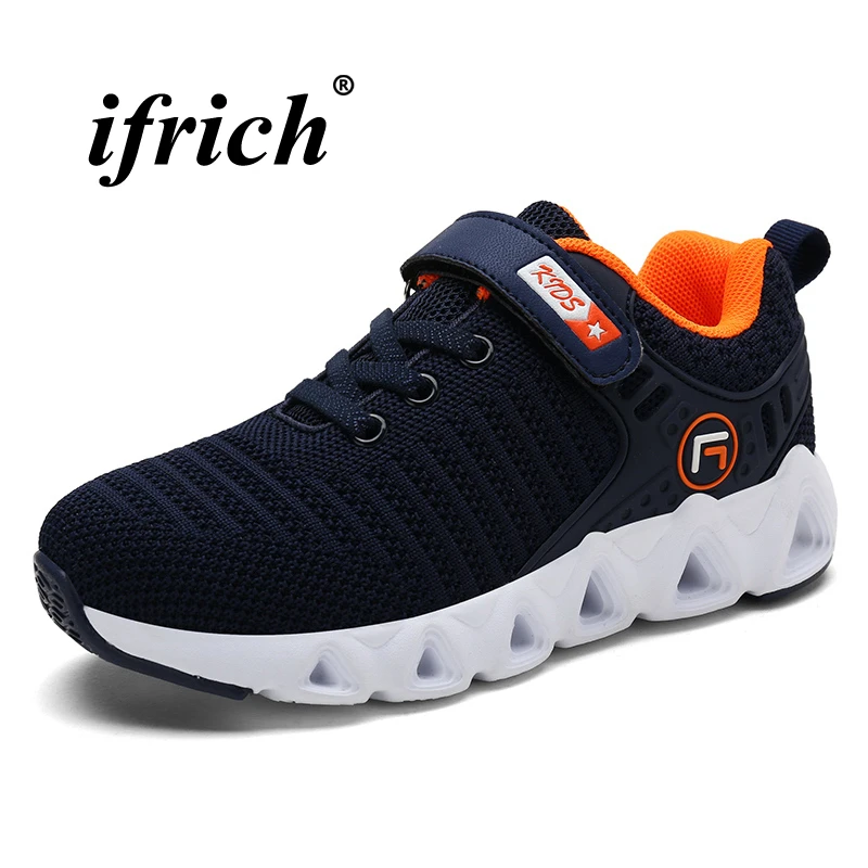 deportivo para negro, azul oscuro, zapatos para correr para niños, Primavera Verano, zapatillas transpirables ligeras para niños|Zapatillas de correr| - AliExpress