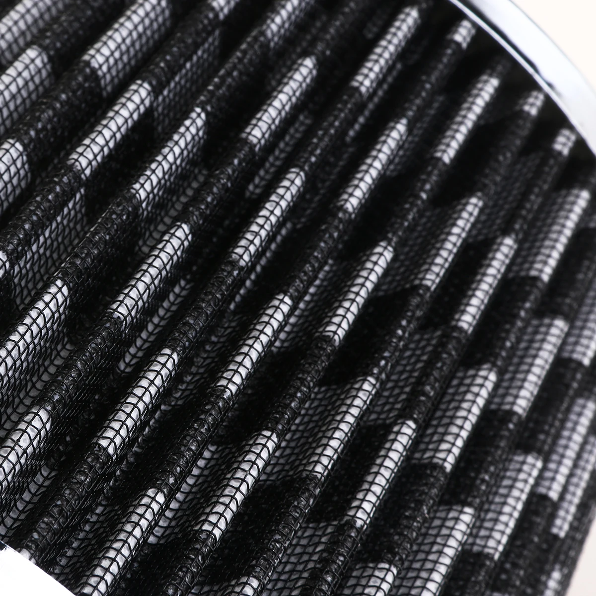 Автомобильный воздушный фильтр круглый конический Универсальный холодный воздухозаборник комплекты из углеродного волокна(черный