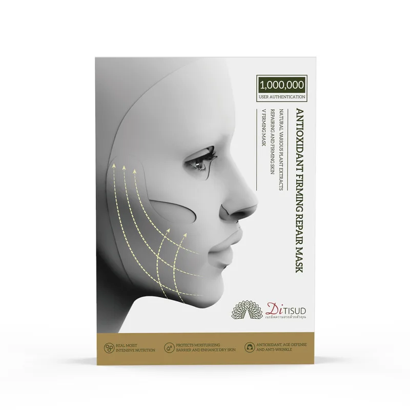 

1PC Ditisud Perfect V-Shape Mask Hydration Wrinkle resistance Anti-glycation Repair facial relaxation Face Firming Lift Up Korea