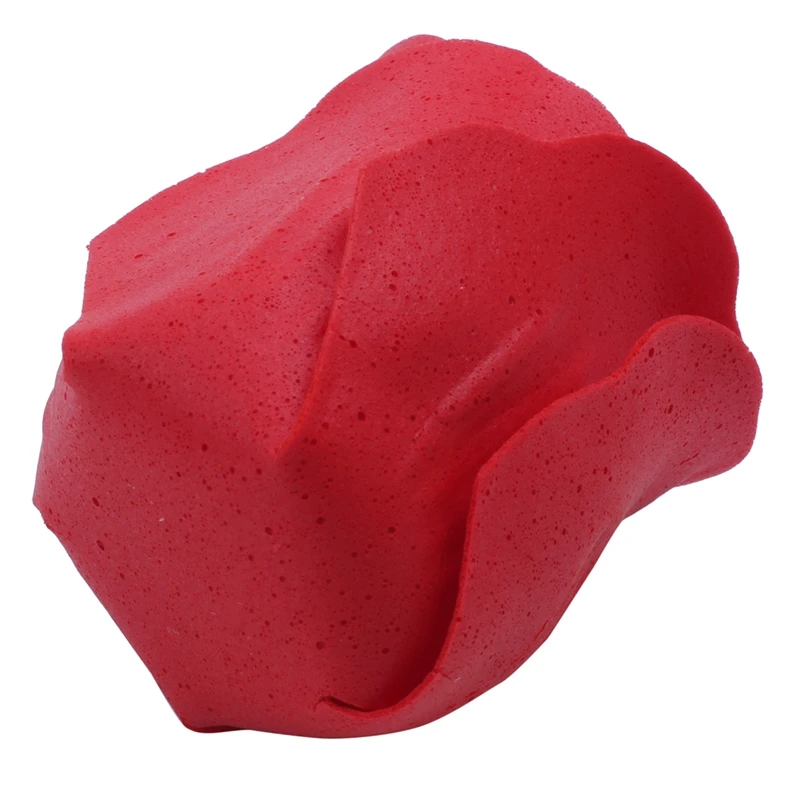 6 шт красный Ароматическая ванна мыло в виде лепестков роз в коробка с сердцем