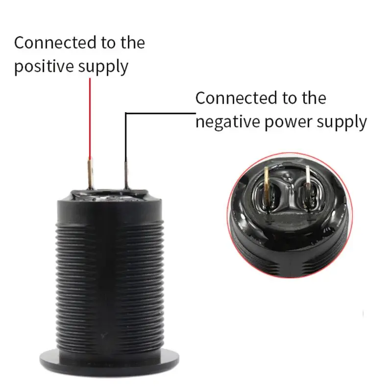 DC 12 V/24 V Автомобильный Вольтметр для лодки монитор батареи IP67 Водонепроницаемый