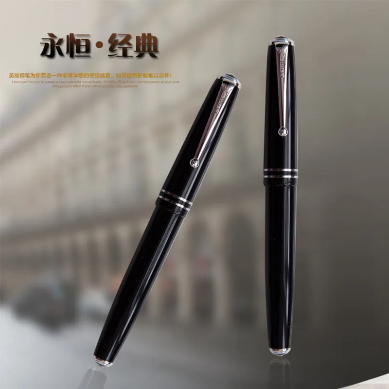 Hero Standard Type Fountain Pens 0.5mm Nib Black Ink Pen Gift Pens for Writing Free Shipping