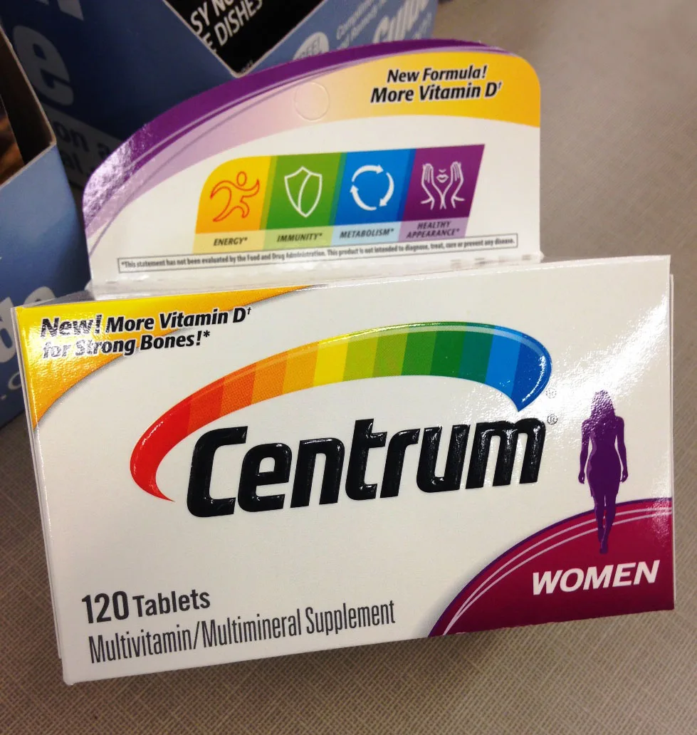 Free Shipping Centrum Women Multivitamin multimineral Supplement 120 pcs