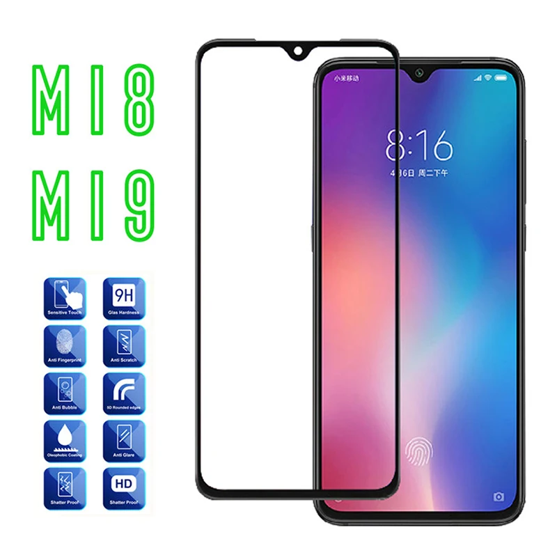 

For Xiaomi 9 Glass on Ksiomi Xiaomei mi 8 mi8 mi9 se Screen Protector Tempered Glas Xiomi Xaomi my mi9se mi8se Protective Film