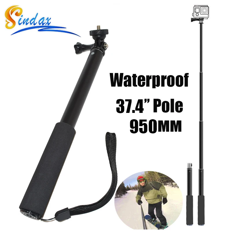 

Sindax Monopod Waterproof Monopod Tripod Selfie Stick Extendable Handled Monopod for Gopro hero 3+ 4 5 6 Xiaomi yi 4k 2 SJ4000