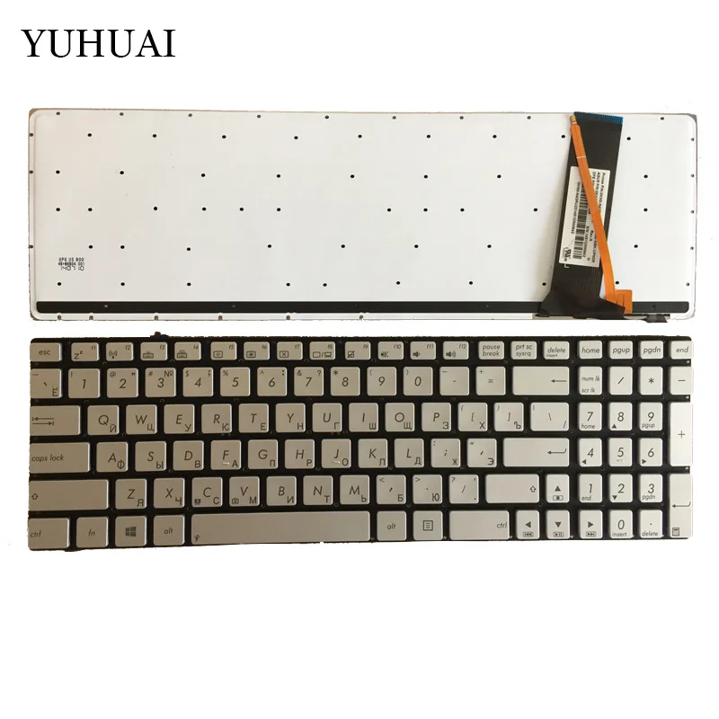

Russian Laptop Keyboard for ASUS N56 N56V N76 N76V N76VB N76VJ N76VM N76VZ U500VZ N56VV N56VZ U500VZ U500 U500V RU Backlit