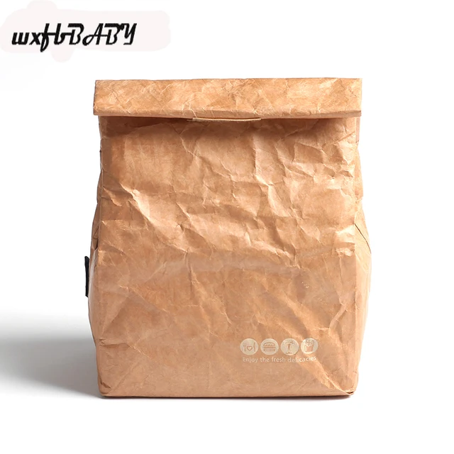 6l Brown Paper Lunch Bag Reusable Box Sack Durable Insulated Thermal 6l Brown Paper Lunch Bag Reusable Box Sack Durable Insulated Thermal Kraft Snack Cooler