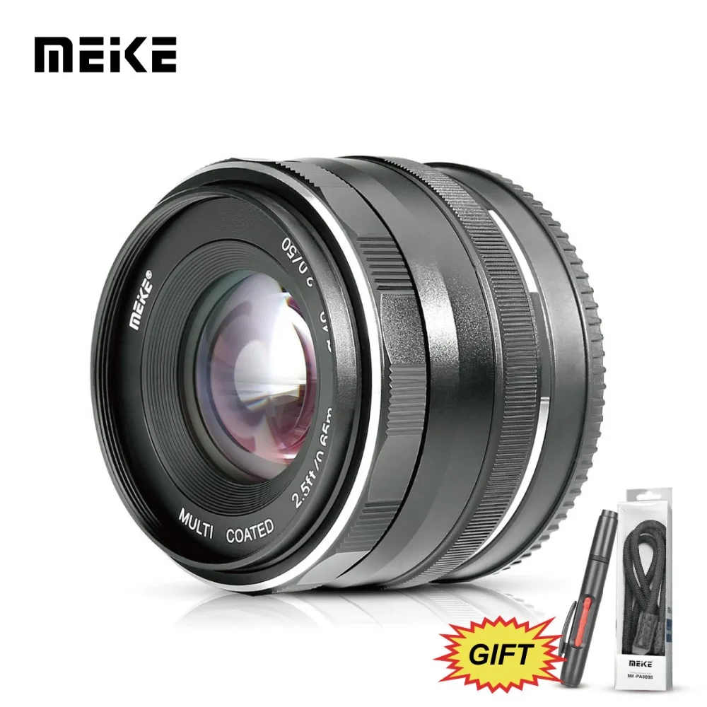 MK-50mm F2.0 объектив с большой апертурой ручной фокусировки для камер Olympus Micro 4/3 EM10 Mark ii/EM5/EM1/EP5/EPL3 и Panasonic Lumix G7