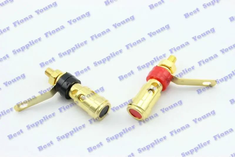 50 pcslot Speaker Amplifier Terminal Binding Post Spring Loaded Length