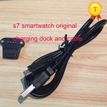 Магнит зарядный кабель док-станция зарядное устройство пластиковые зарядки backcover для S7 SmartWatch phonewatch Saat час Наручные часы