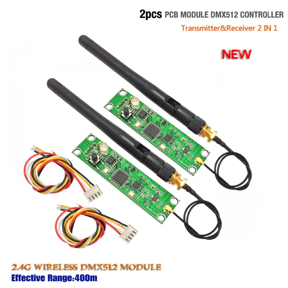 

Wireless Dmx512 Controller One Transmitter And One Receiver PCB Module into the led stage lighting For Upgrade Stage Lighting