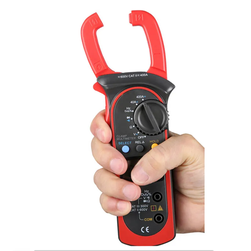 

UNI-T UT203 Digital Clamp Multimeter current clamp ac dc 3999 Count 400a voltage Resistance tester LCD Auto-Range clamp meter