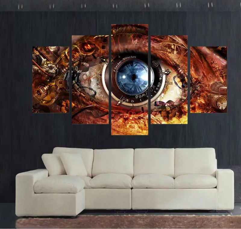 Modern Movie Poster Eye Pictures Wall Art Pictures Paintings