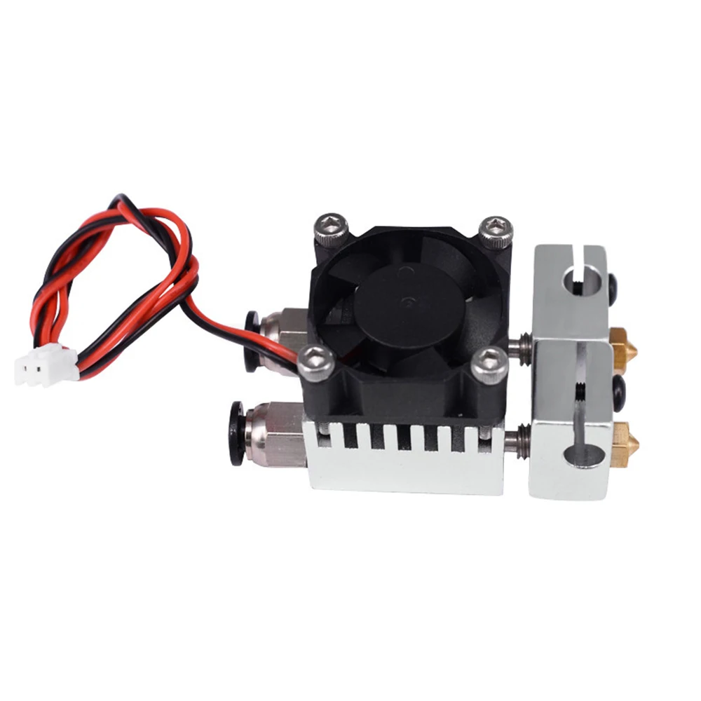 New 3D Printer Accessories for E3DV6 Dual Color 2 In Out Extruder With Cooling Fan | Компьютеры и офис