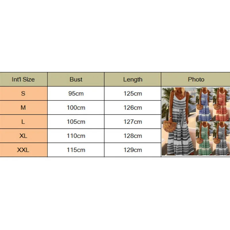 Женское летнее платье в стиле бохо без рукавов, пляжный сарафан, свободное повседневное праздничное длинное платье vestidos