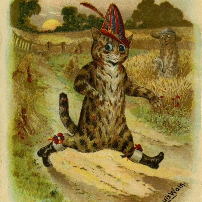 Puss In Boots Poster Print By Mary Evans Picture Librarypeter & Dawn Cope Collection (18 X 24)