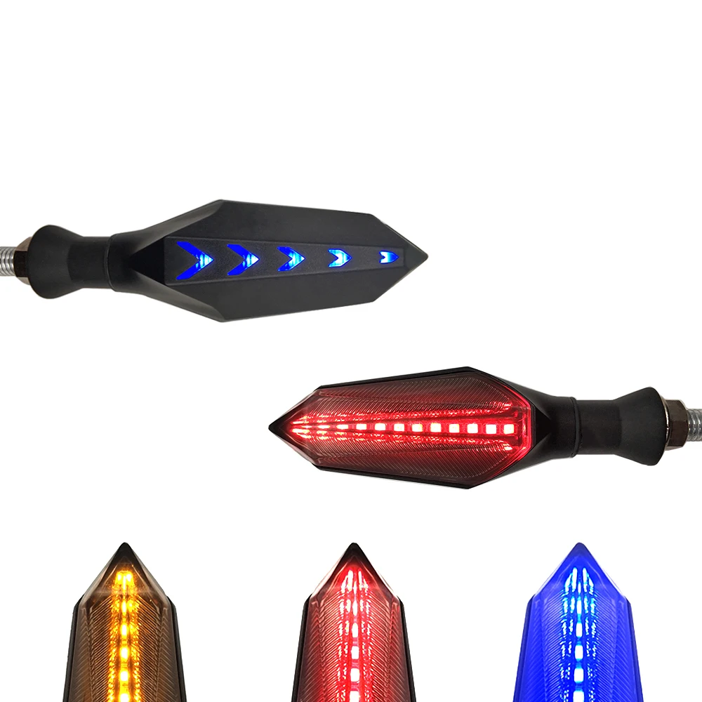 

For yamaha aerox155 mt03 aerox 155 yz 125 fz8 xsr700 Motorcycle Turn lights Led Moto Warning Signal Flasher lamp Accessories Red