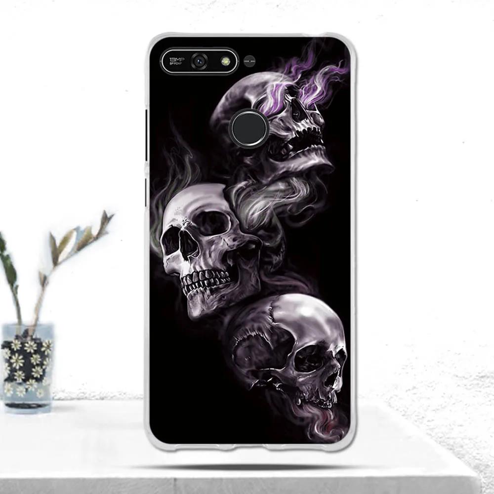 Чехол для Huawei Honor 7A/Honor 7A Pro/Y6 2018/Y6 Prime 2018/Enjoy 8e мягкий силиконовый чехол из ТПУ Y6 2018