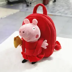 Peppa сумка со свиньей плюшевой мини рюкзак Детский мультфильм дети студенческий мешок детский сад рюкзаки детские игрушки для детей 2P06