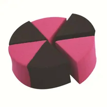 Coshine 100 шт./лот-Латекс круглый 8wadges Макияж Салон Профессиональные Губка лица Красота Треугольники латекса распоряжении губка