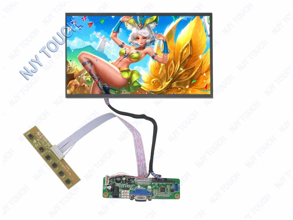 VGA LVDS ЖК-дисплей контроллер комплект плюс lp116wh1 B116XW02 1366x768 40pin светодиодный Панель