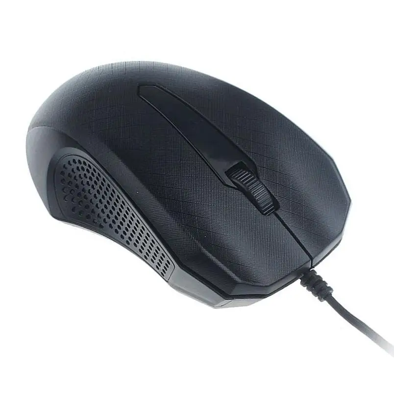 Новая Проводная Мышь USB 3 кнопки Optical Wheel противоскользящие Матовый для ПК Pro ноутбука геймера компьютер