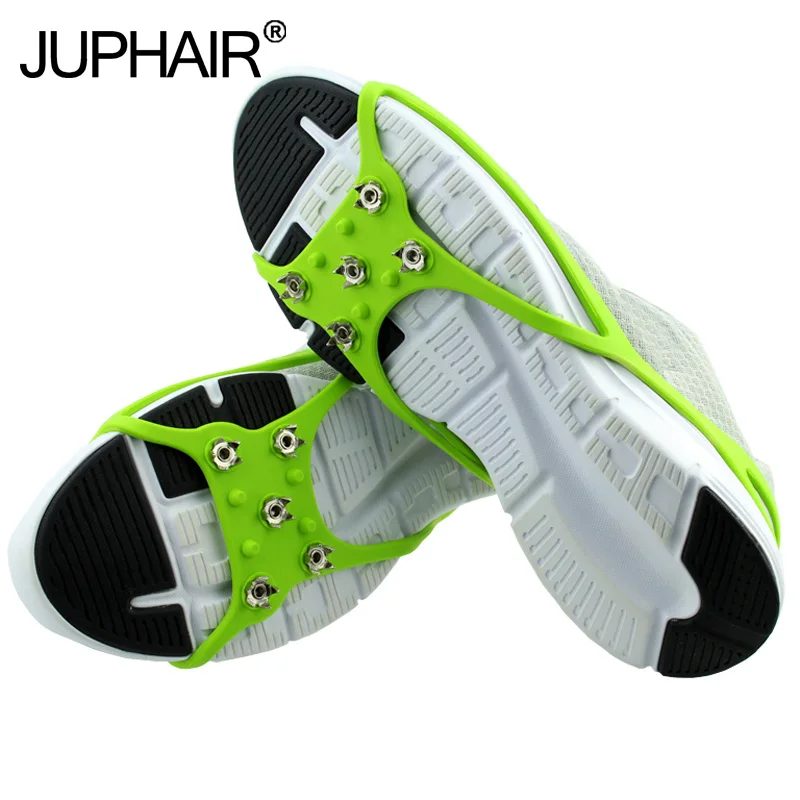 

JUP Ultra-light Portable Silicone Anti-skid Crampons Winter Outdoor Snow Anti-skid Snow Board Shoe Cover ice Claw Walking Shoes