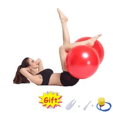 Анти-взрыв мячи для йоги домашний фитнес Спорт Тренажерный зал арахисовый мяч для йоги фитбол 95 см 60 см ПВХ массажный гимнастический мяч воздушная пробка