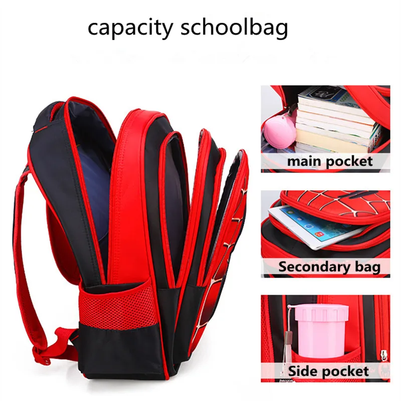Детский рюкзак с капитаном для мальчиков и девочек, рюкзак для начальной школы, рюкзак для детского сада, школьный рюкзак Mochila Infantil