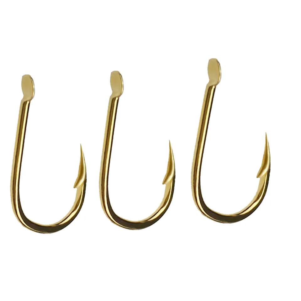 100PCS/Lot High Carbon Steel Fishing Hooks Sharp Barbed Circle Fishhooks Carp Fishing Hooks