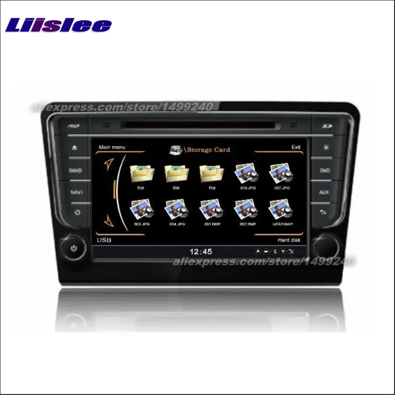 Cheap Liislee For SEAT Toledo MK4 2012~2015 GPS Navi Map Navigation System Radio TV DVD BT iPod WIFI HD Screen S100 Multimedia System 2