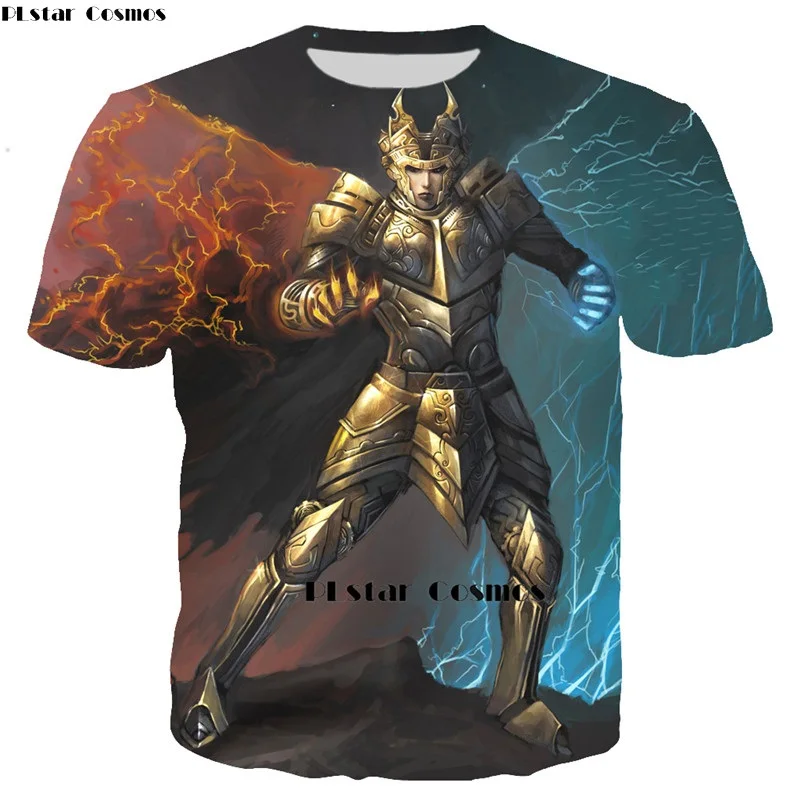 Cloth Myth Glod Saint Seiya print t shirt (8)
